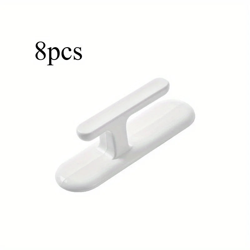 No-Drill Adhesive Curtain Holdback Hooks – Door & Shower Curtain Holdback Hooks Babs 8pcs