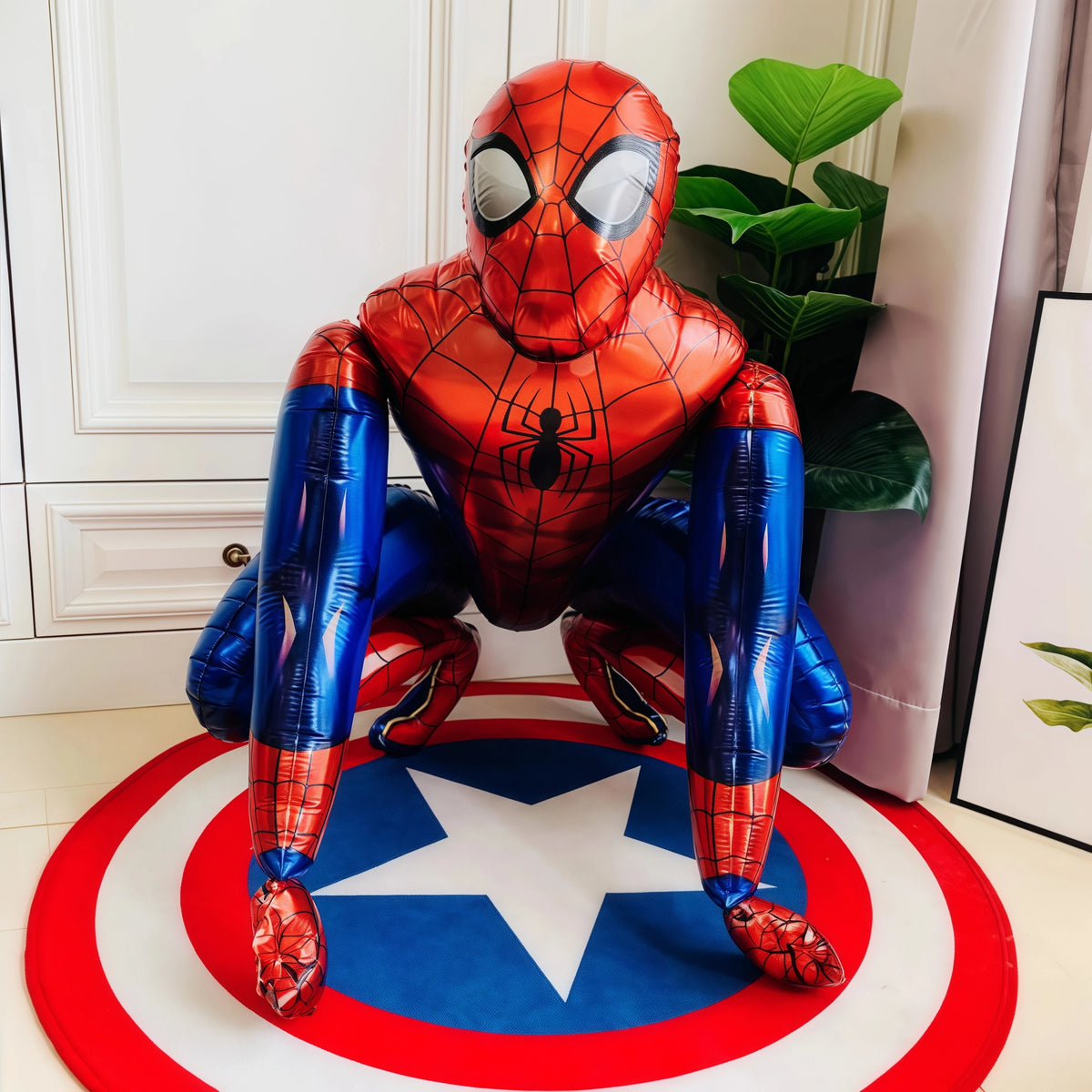 Spider-Man Birthday Party Supplies – Plates, Cups & Balloons Birthday Party Kit Babs 1pc balloon