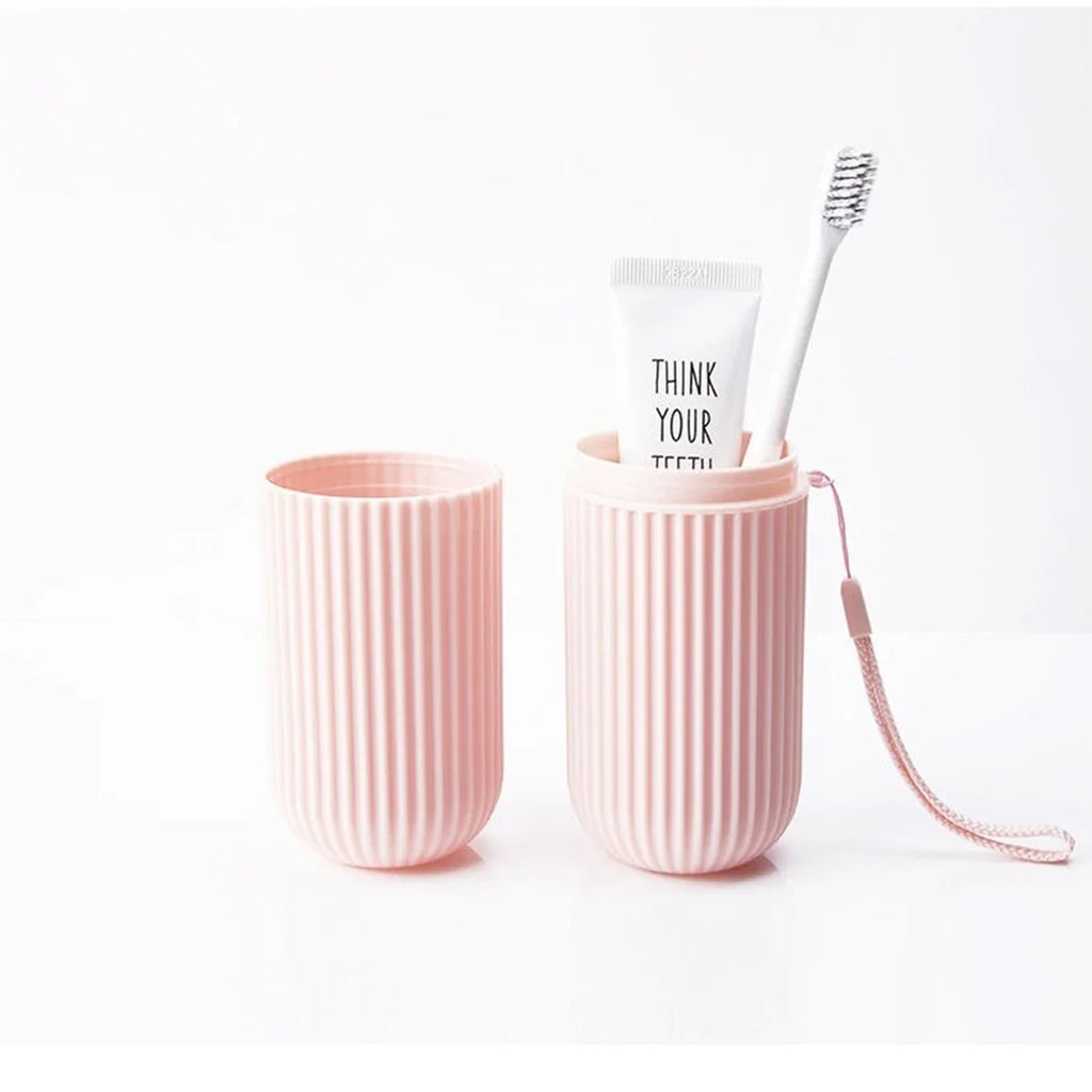 Travel Toothbrush & Toothpaste Holder Case – Portable Storage Box Toothbrush Travel Case Babs