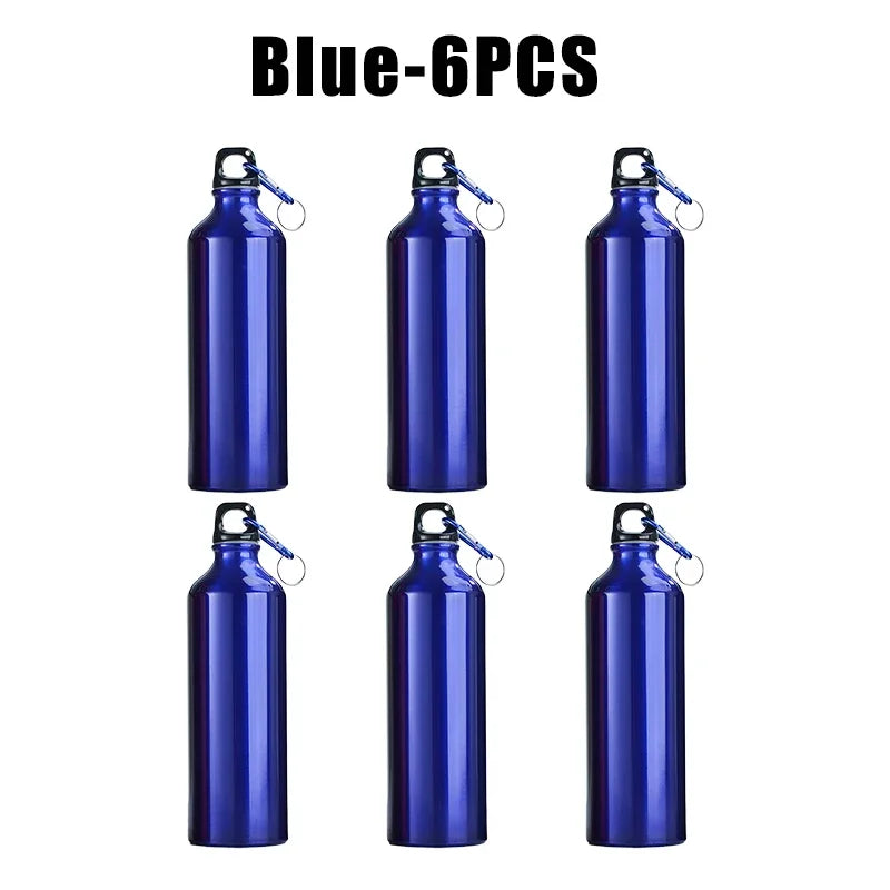 Lightweight Aluminum Bike Water Bottle – Leakproof & BPA-Free Sports Water Bottle Babs 500ml Blue 6PCS