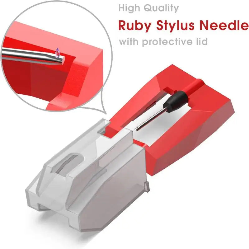 Diamond Tip Turntable Stylus Needle Replacement – 1 or 5 Pack Turntable Stylus Needle Babs