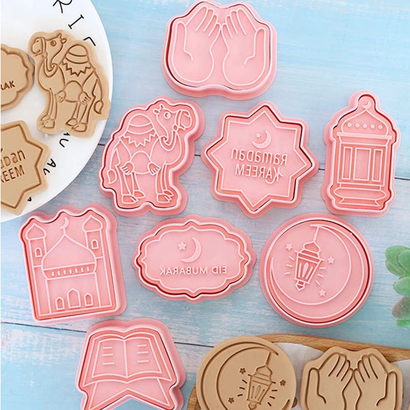 Eid Mubarak & Ramadan Cookie Cutter Set – Islamic Baking Molds Cookie Cutter Set Babs