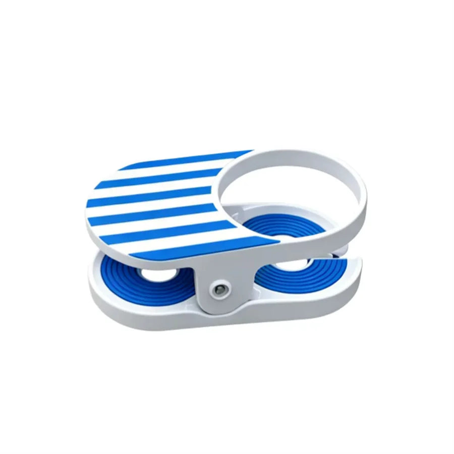 Portable Clip-On Drink Holder | Fun Novelty Beverage Stand Clip-On Drink Holder Babs blue