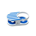 Portable Clip-On Drink Holder | Fun Novelty Beverage Stand Clip-On Drink Holder Babs blue