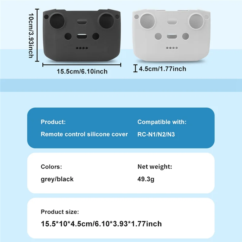 Silicone Sleeve for DJI RC-N1/N2/N3 Remote Controller Cover Remote Controller Cover Babs