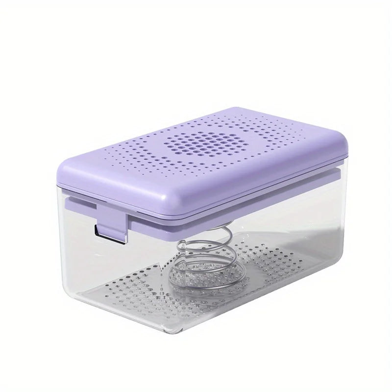 Soap Box with Roller – Waterproof Foaming Soap Holder Soap Dish Holder Babs transparent
