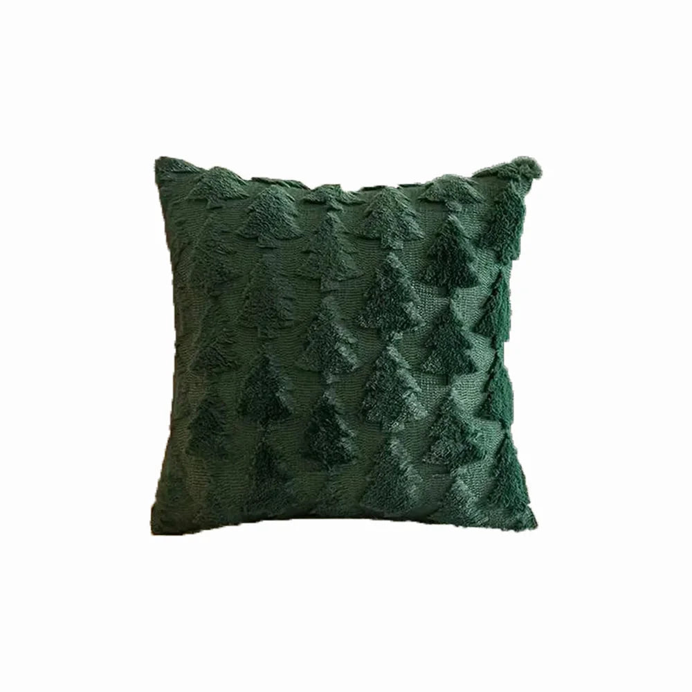 Christmas Tree Pillow Cases 45x45cm | Festive Sofa Cushion Covers Decorative Pillow Cases Babs 1