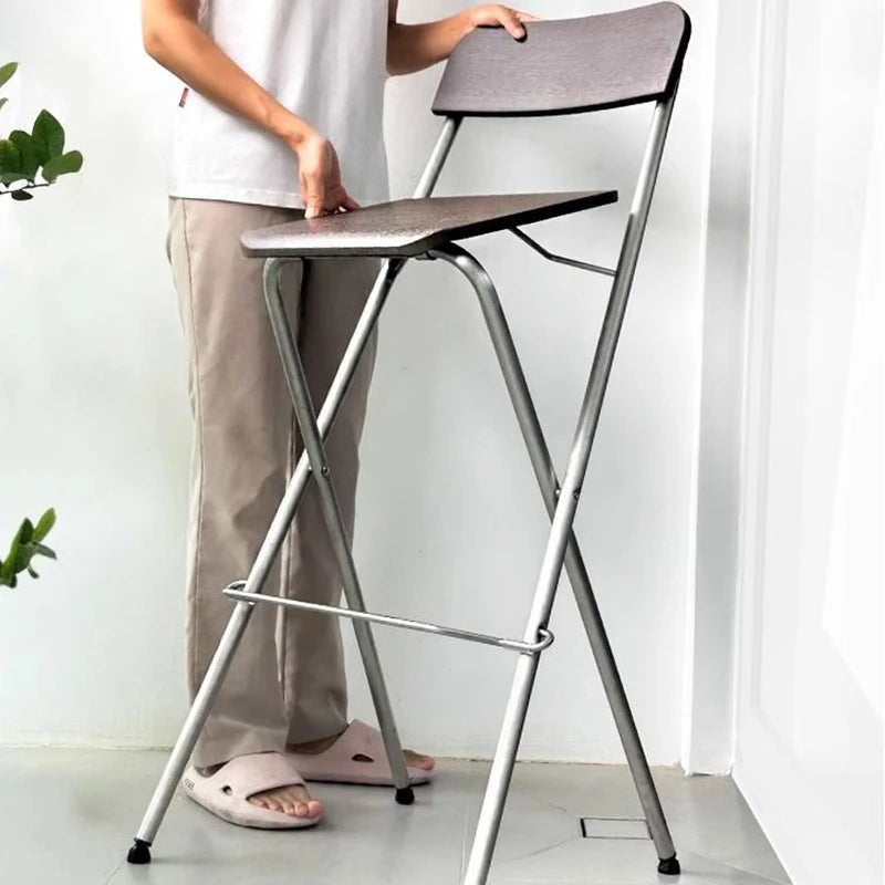 Portable Folding Stool – Modern Nordic Stainless Steel Folding Stool Babs