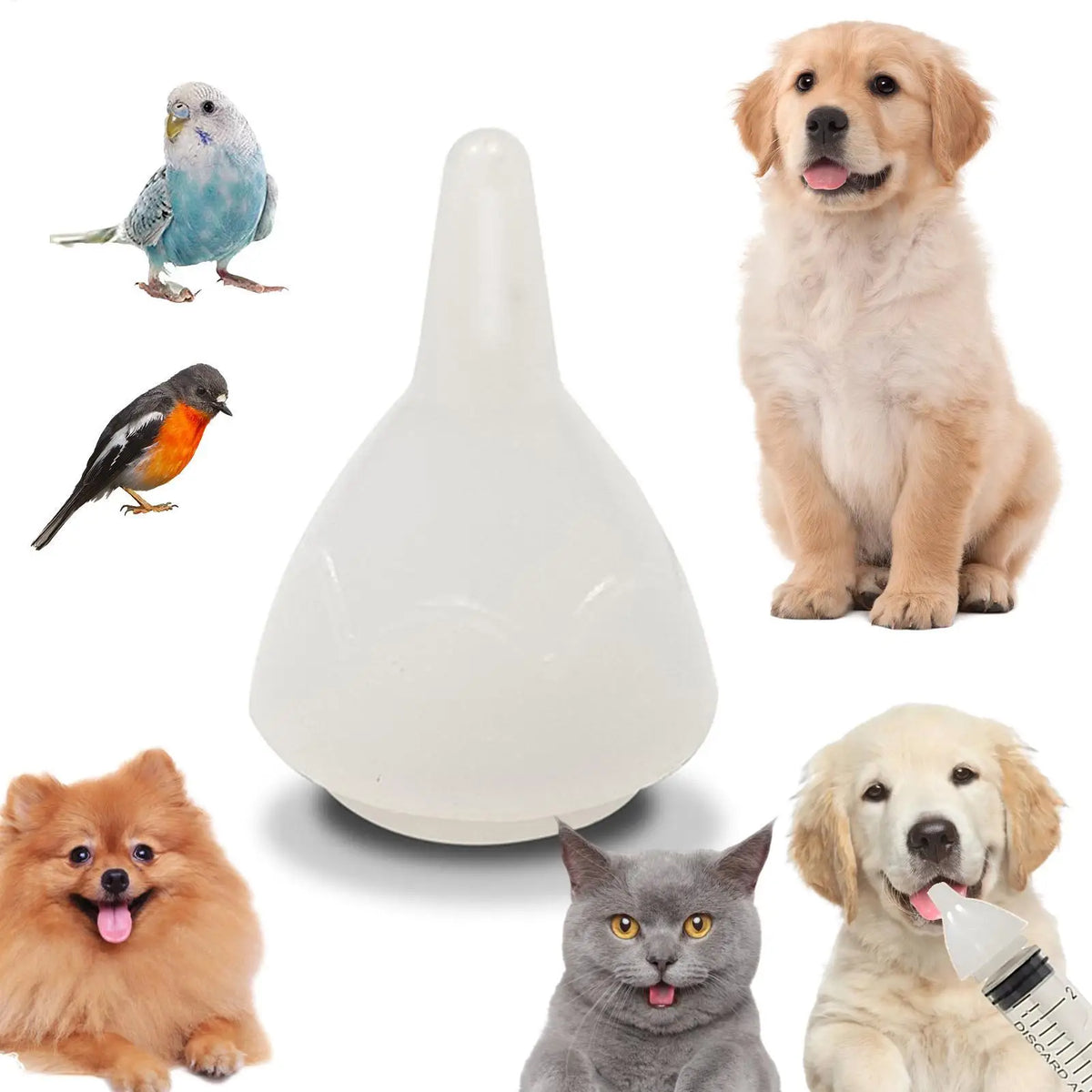 Silicone Pet Feeding Nipple for Kittens, Puppies & Small Pets Pet Feeding Nipple Babs