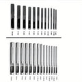 12/14Pc Round Hollow Punch Set – Leather Craft Tool 1–10mm Leather Punch Set Babs white 14pc
