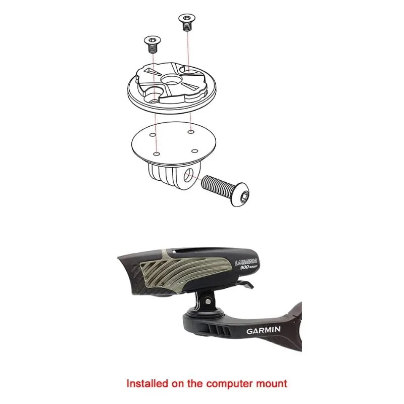 Bike Computer Mount Base & M3 Screws – Replacement Adapter Plate Bike Computer Mount Babs