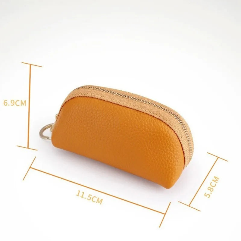 Mini PU Leather Key Holder – Large Capacity Key Wallet PU Leather Key Wallet Babs