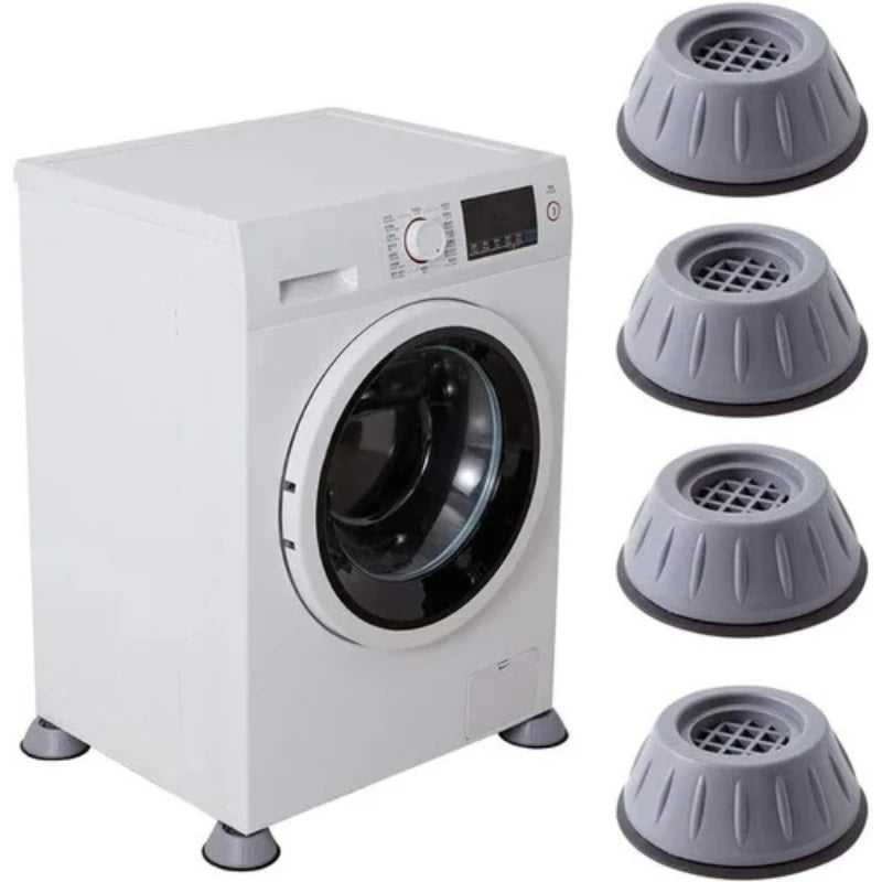 Anti-Vibration Washing Machine Foot Pads – Set of 4 Non-Slip Mats Appliance Foot Pads Babs