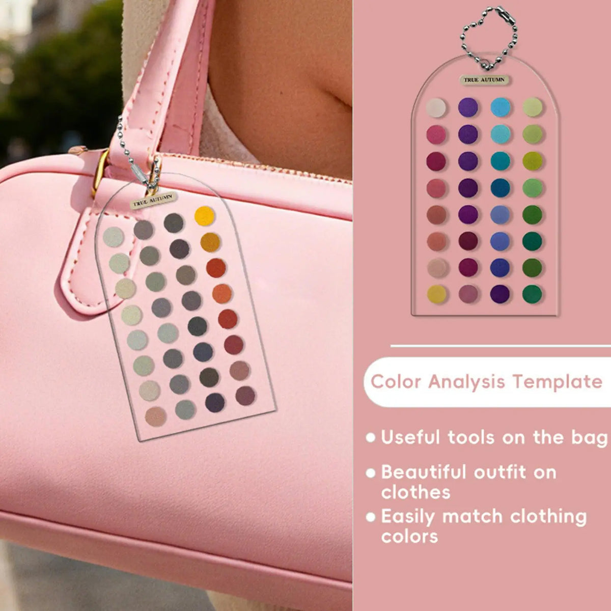 Color Analysis Cards – Double-Sided Acrylic Color Matching Guide Color Analysis Cards Babs