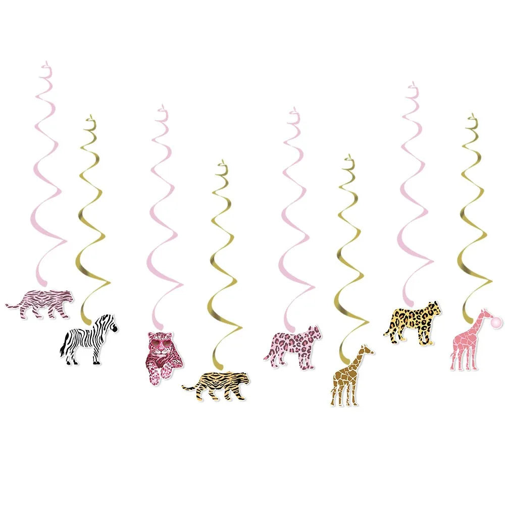 Pink Leopard Print 18th Birthday Party Decor – Balloons & Banner Party Decoration Set Babs Olive as show