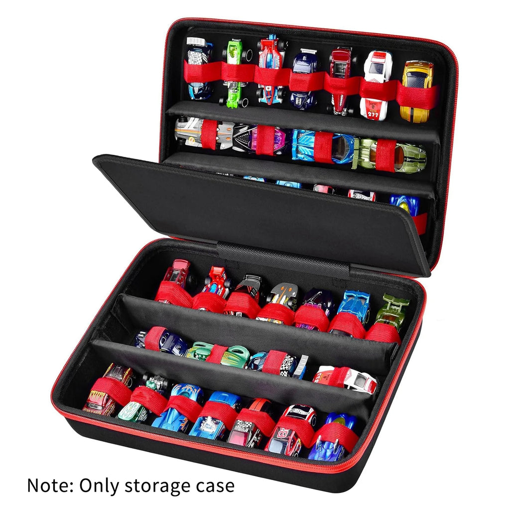 Toy Car Storage Case for Hot Wheels & Matchbox – 36-Car Bag Toy Car Storage Case Babs