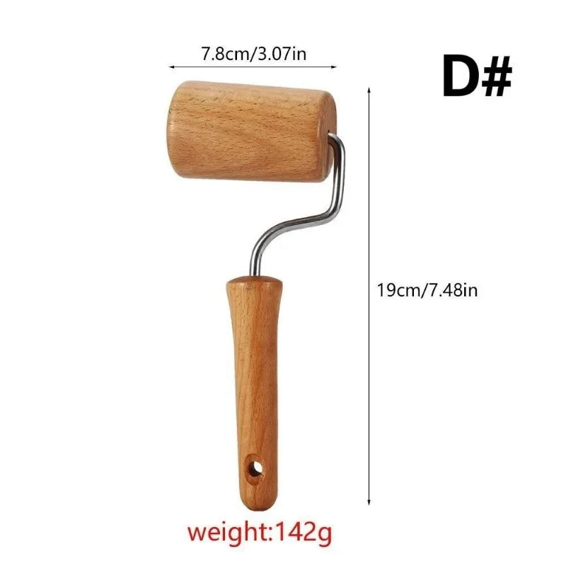 Wooden Rolling Pin Set – Pastry, Pizza, Dough & Nut Crusher Wooden Rolling Pin Babs D
