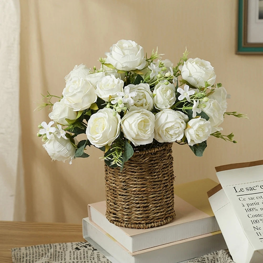 Silk Peony Bouquet – Artificial Flowers for Home & Events Artificial Flower Bouquet Babs