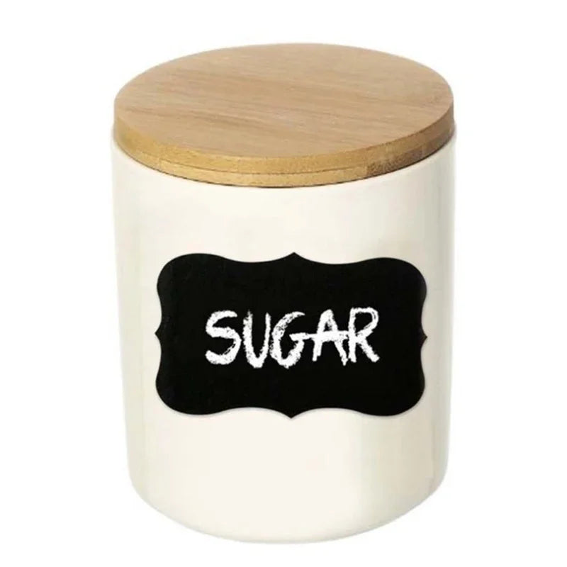 Blackboard Apothecary Jar Labels & Freezer Kitchen Stickers Kitchen Jar Labels Babs