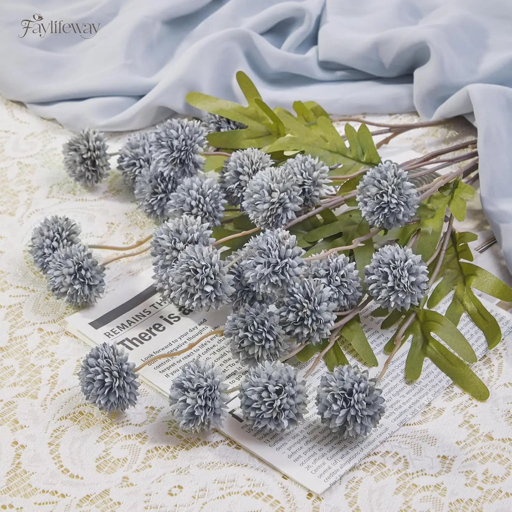 Silk Chrysanthemum Artificial Flowers for Wedding & Home Décor Artificial Silk Flowers Babs