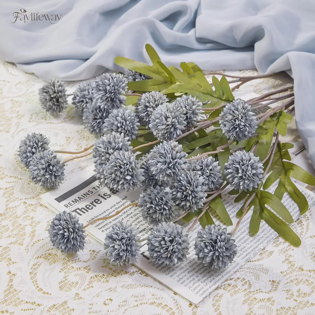 Silk Chrysanthemum Artificial Flowers for Wedding & Home Décor Artificial Silk Flowers Babs
