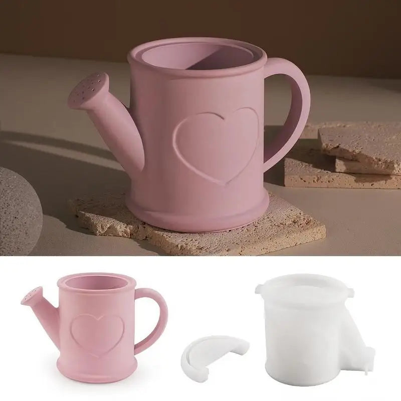 Kettle Silicone Mold – DIY Epoxy Resin Planter & Pen Holder Silicone Casting Mold Babs