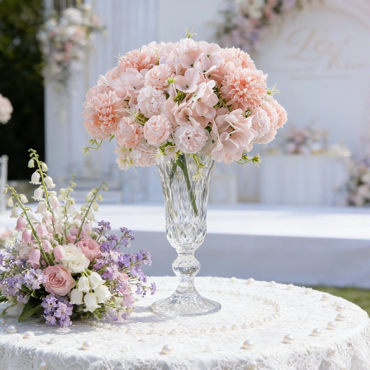 Artificial Silk Hydrangea Bouquet – Wedding & Home Décor Flowers Artificial Flower Bouquet Babs