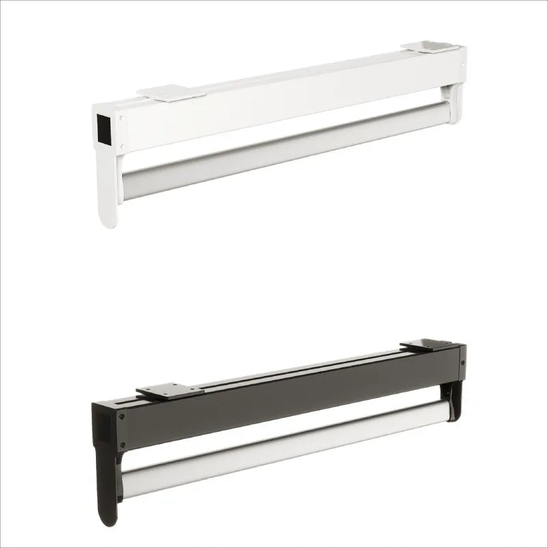 Sliding Rail Coat Rack – Retractable Metal Wardrobe Hanger Sliding Coat Rack Babs
