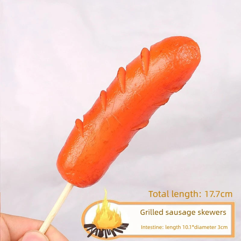 Realistic Fake BBQ Skewer Model – Display Prop & Home Decor Fake Food Prop Babs