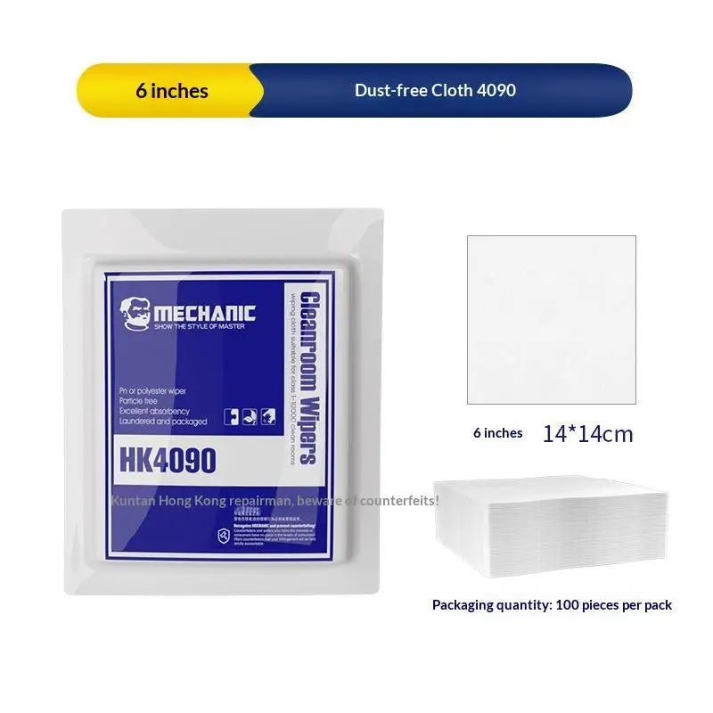 HK4090 Anti-Static Microfiber Cleanroom Wipes – LCD Screen Cleanroom Wipes Babs A4