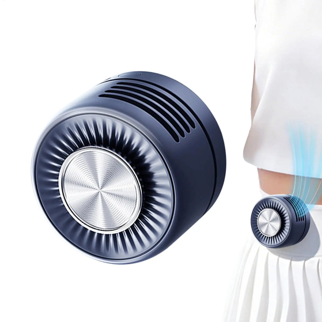 Portable Bladeless Clip Fan – 360° USB Rechargeable Mini Fan Portable Clip Fan Babs