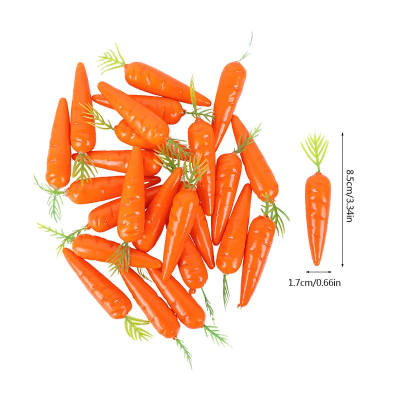 Easter Mini Foam Carrot Decorations – DIY Craft & Party Decor Easter Foam Decor Babs