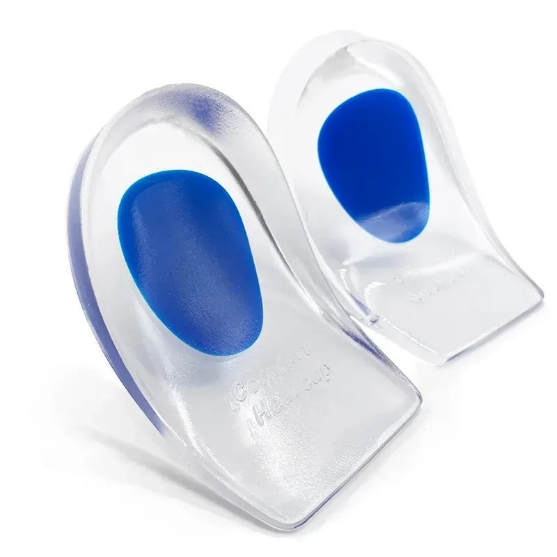 Silicone Heel Cup Pads – Cushioned Inserts for Walking & Running Heel Cup Insoles Babs