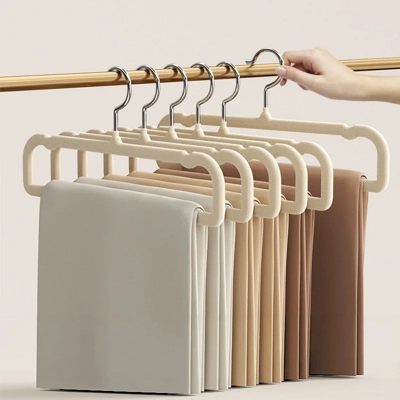 10-Pack Velvet Felt Hangers for Pants, Jeans, Coats & More Velvet Clothes Hangers Babs