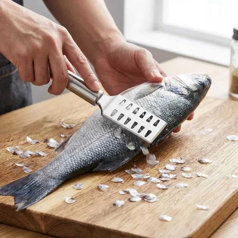 Multi-Purpose Kitchen Scraper – Fish, Ginger & Veggie Tool Kitchen Scraper Babs