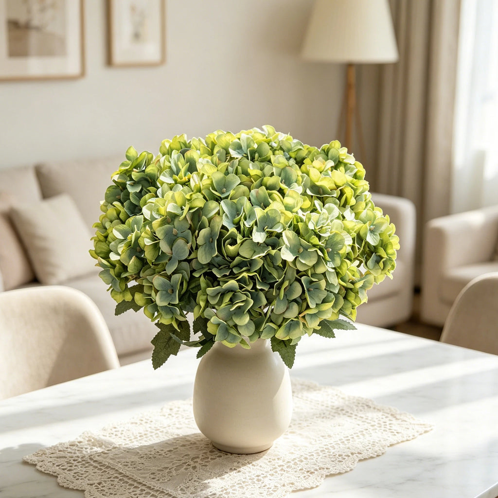 Silk Hydrangea Artificial Flowers for Wedding & Home Décor Artificial Silk Flowers Babs