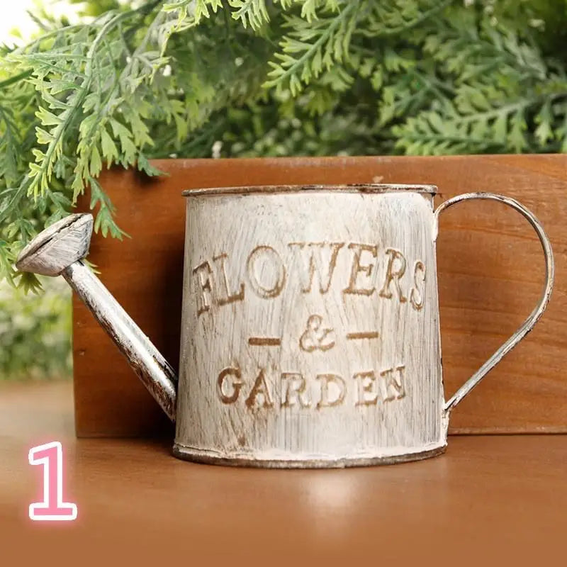 Iron Retro Flower Vase & Plant Pot – Home & Garden Decor Decorative Flower Vase Babs