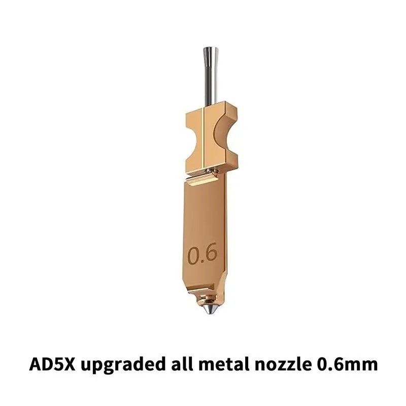 Flashforge AD5X Detachable Nozzle Upgrade 0.25–0.8mm | HUXUAN 3D Printer Nozzle Babs A3