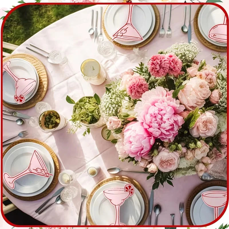 20pcs Martini Glass Place Cards for Wedding & Party Tables Party Place Cards Babs