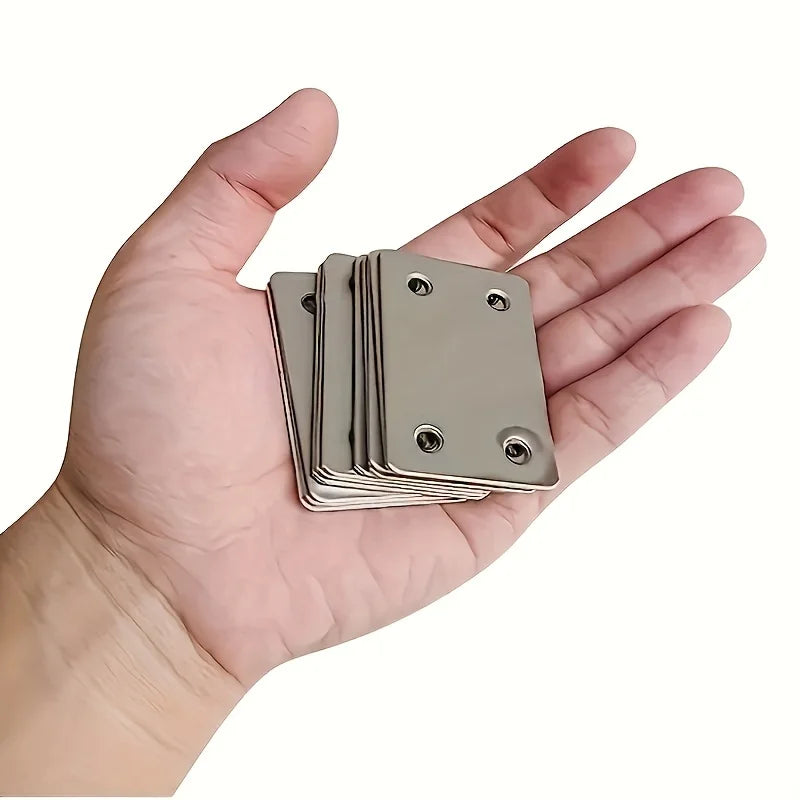 Four-Hole Corner Brackets & Flat Plate Codes with Screws Corner Bracket Hardware Babs
