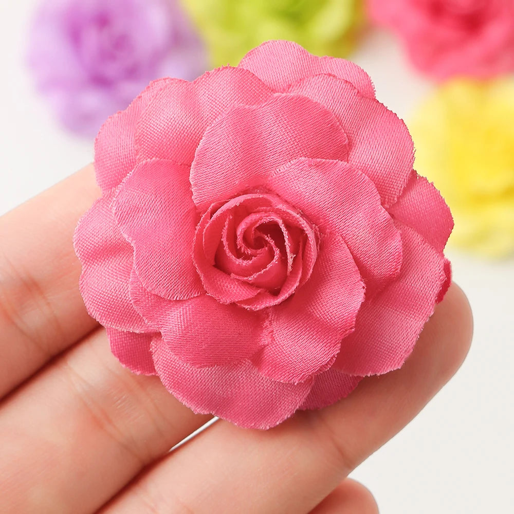 Artificial Silk Rose Heads 5cm – 10/20/30 Pcs, DIY & Décor Artificial Flower Heads Babs