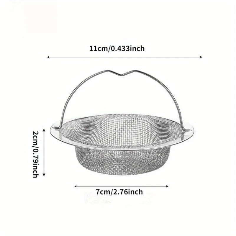 Stainless Steel Sink Drain Filter – Hair & Food Catcher Sink Drain Filter Babs 1pc