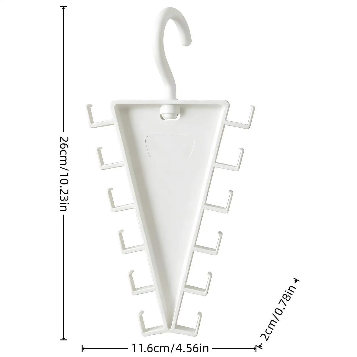 12-Hook Rotatable Space-Saving Clothes & Pants Hanger Rack Clothes Hanger Rack Babs