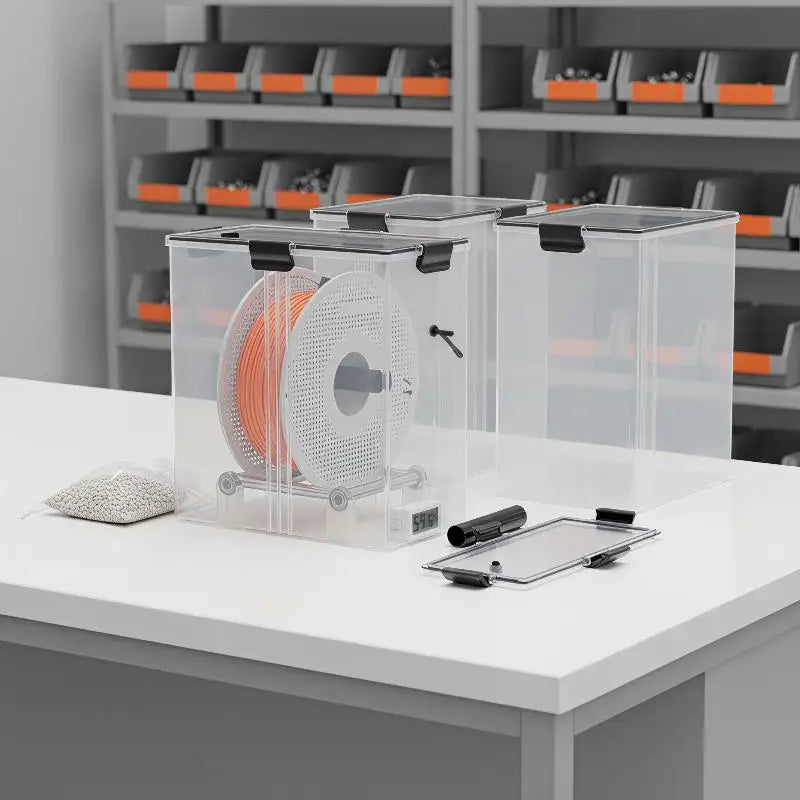 HUXUAN 3D Filament Dryer Box – Airtight Moisture-Proof Storage Filament Dryer Box Babs