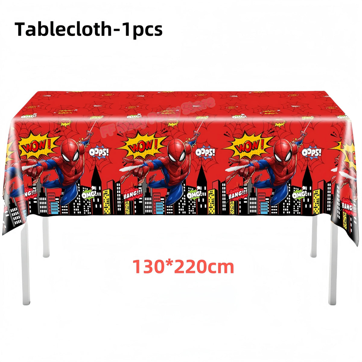 Spider-Man Party Tablecloth | Kids Birthday Table Cover Party Tablecloth Babs 1pc 2
