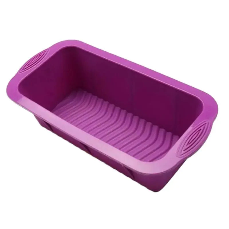 Silicone Rectangle Loaf Pan – Bread & Cake Baking Mold Silicone Baking Mold Babs