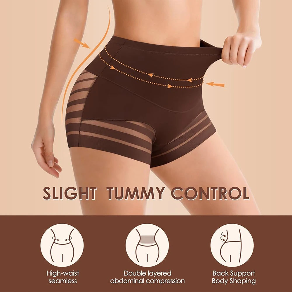 Women's High Waist Tummy Control Boyshort Shapewear Panties Shapewear Boyshorts Babs