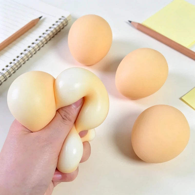 Squishy Egg Squeeze Ball – Funny Prank Novelty Gift Novelty Squeeze Toy Babs