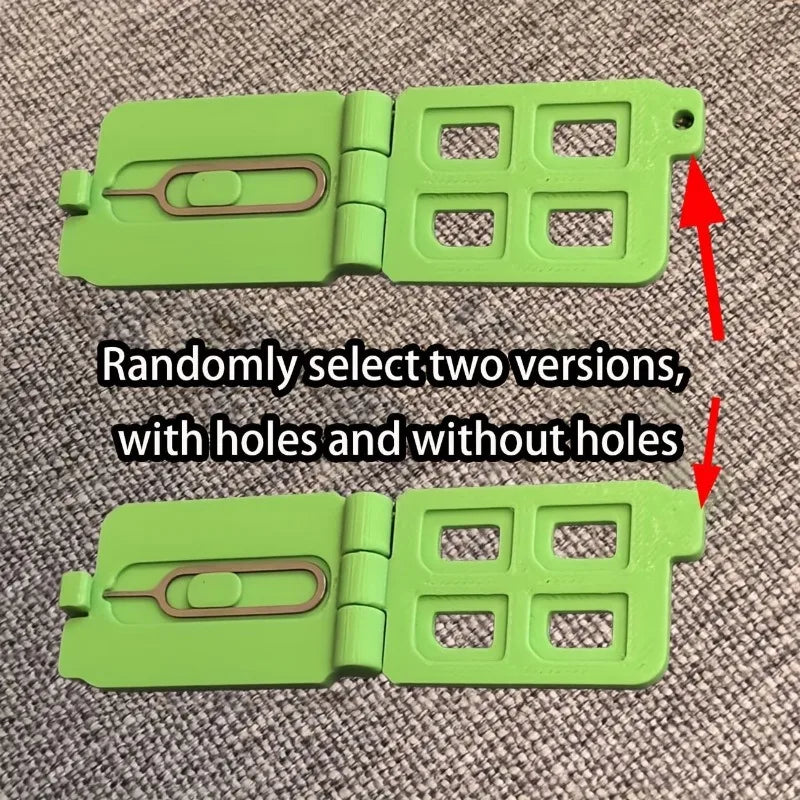 2-Pack SIM Card Storage Case & Eject Pin Organizer for Travel SIM Card Organizer Case Babs