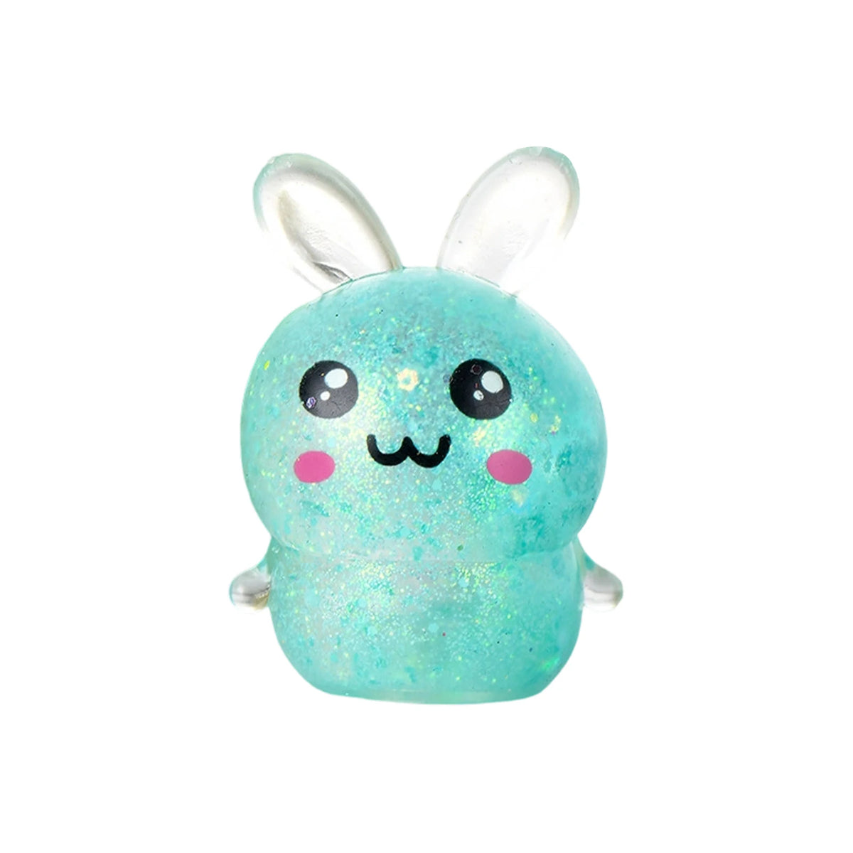 Squishy Bunny Fidget Squeeze Toy for Kids – Easter Gift Fidget Squeeze Toy Babs Cyan One Size